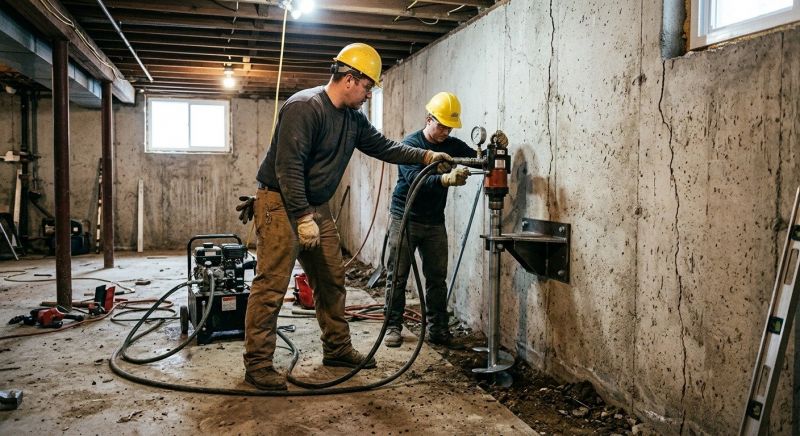 Basement Stabilization in Tulsa County, OK
