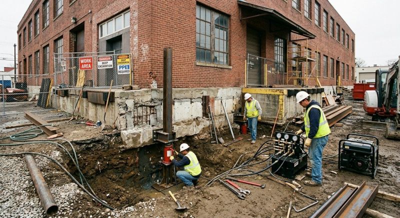 Building Foundation Repair in Broken Arrow, OK