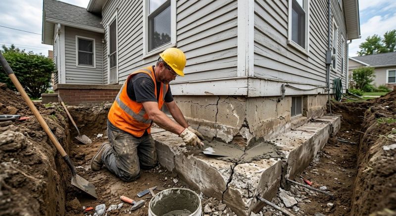 Building Foundation Repair in Sand Springs, OK