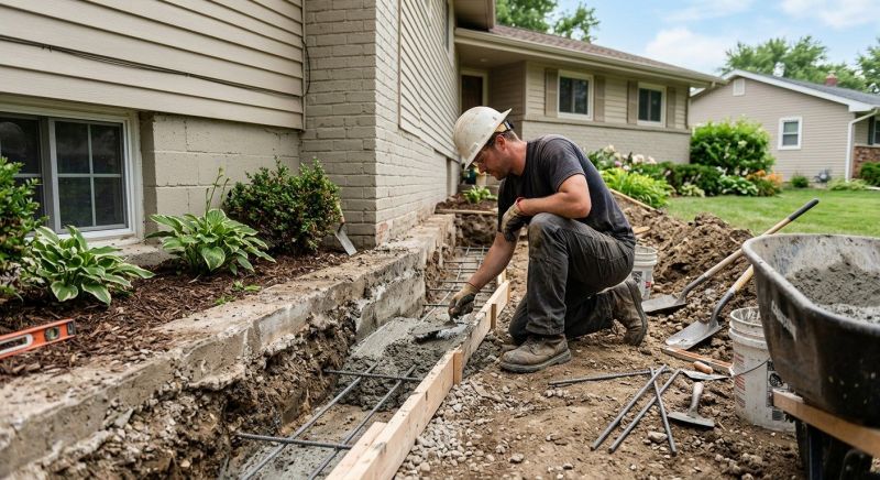 Concrete Foundation Repair in Collinsville, OK