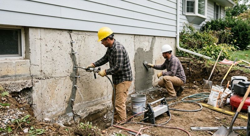 Concrete Foundation Repair in Collinsville, OK