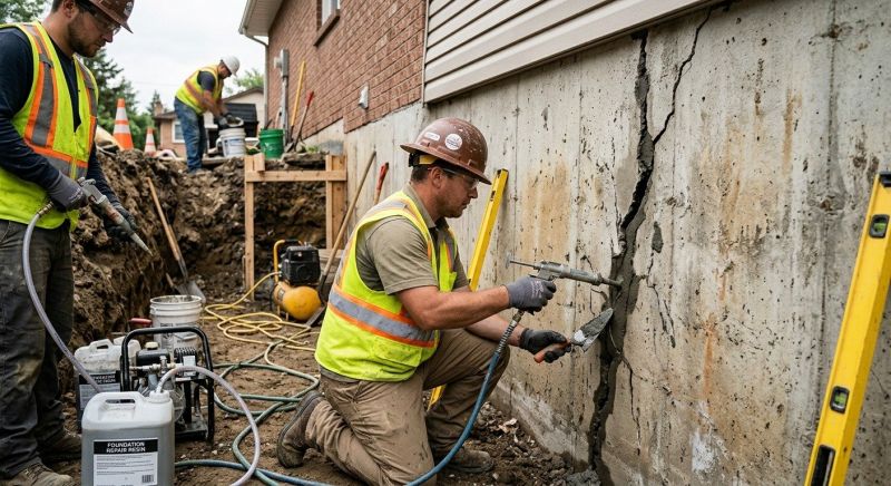 Cracked Foundation Repair in Broken Arrow, OK