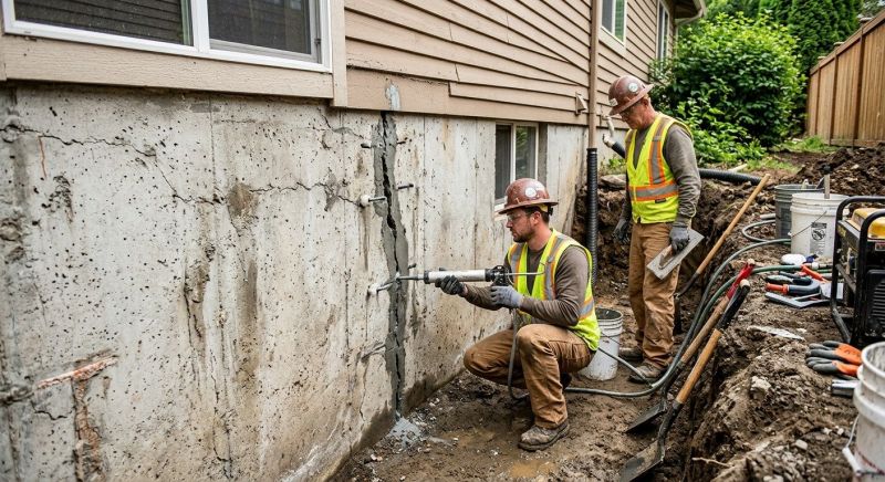 Cracked Foundation Repair in Sand Springs, OK