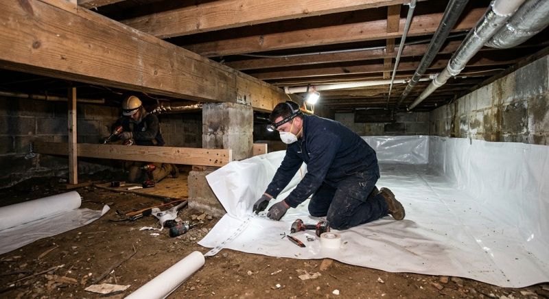 Crawl Space Leveling in Tulsa County, OK