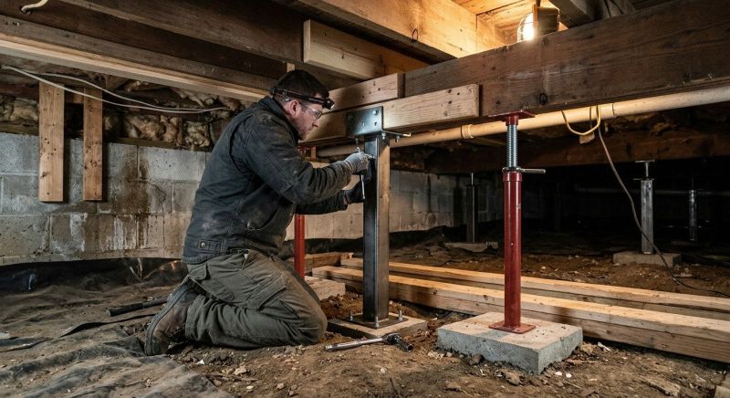Crawlspace Structural Repair in Tulsa County, OK