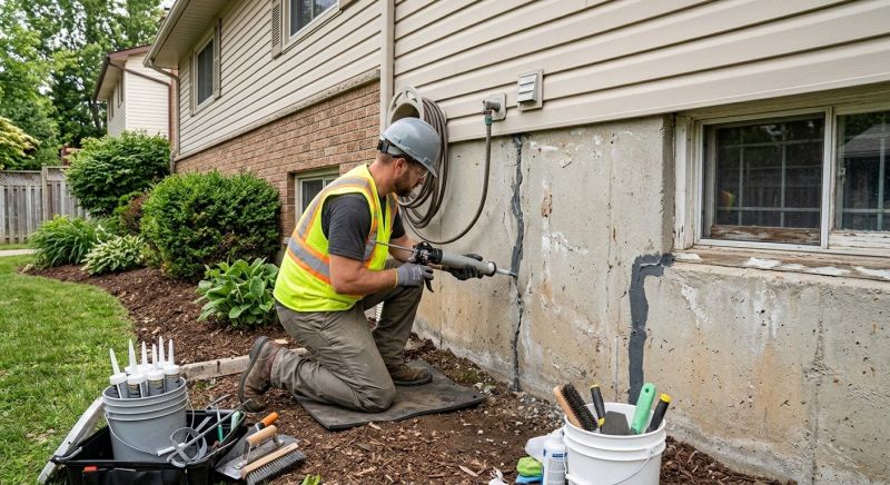 Foundation Crack Sealing in Tulsa County, OK