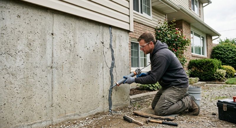Foundation Crack Sealing in Tulsa County, OK