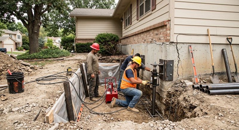 Foundation Damage Repair in Broken Arrow, OK