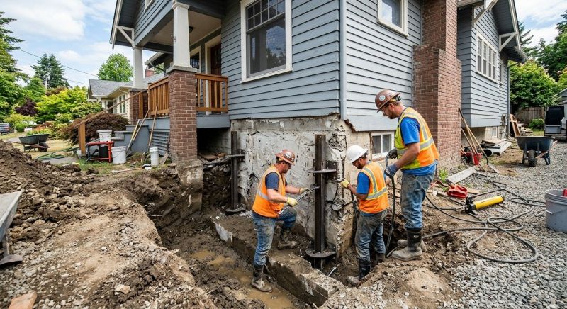 Foundation Damage Repair in Mounds, OK