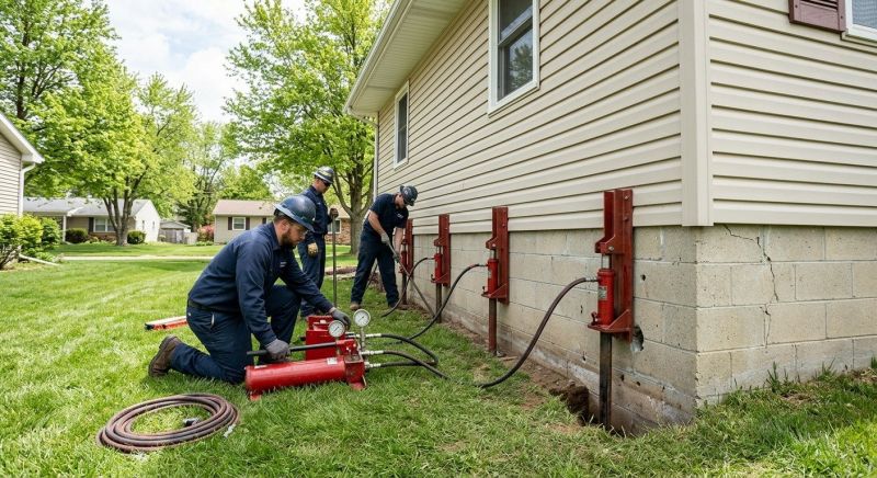 Foundation Jacking in Mounds, OK