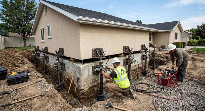 Foundation Pier Leveling in Tulsa County, OK