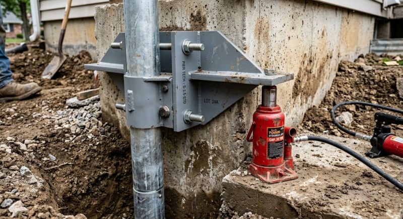 Foundation Pier Leveling in Tulsa County, OK