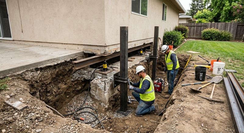 Foundation Pier Repair in Tulsa County, OK