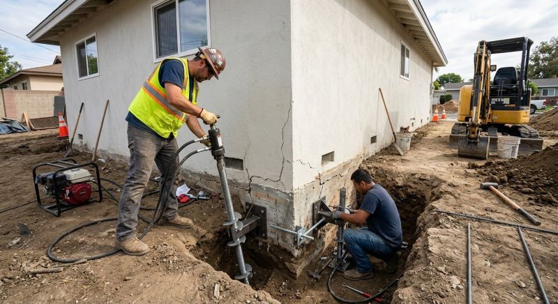Foundation Stabilizing in Broken Arrow, OK