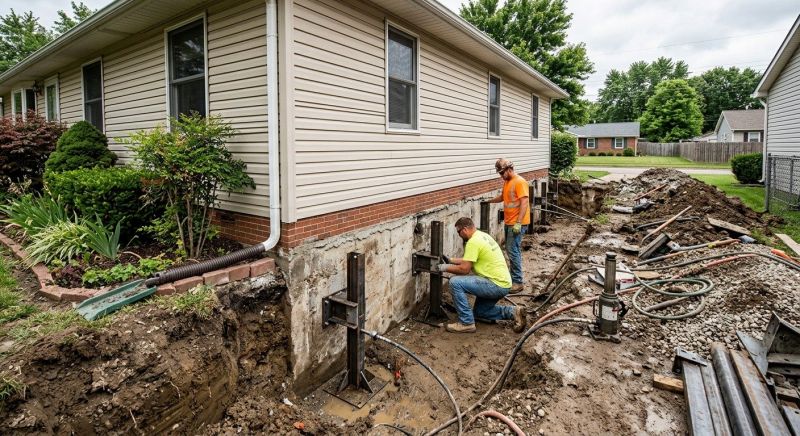 Foundation Stabilizing in Sand Springs, OK