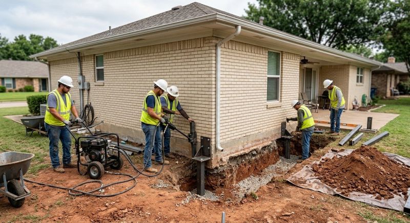 Foundation Stabilizing in Wagoner County, OK