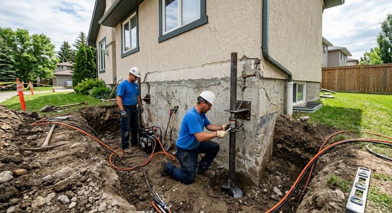 Helical Piers Installation in Tulsa County, OK