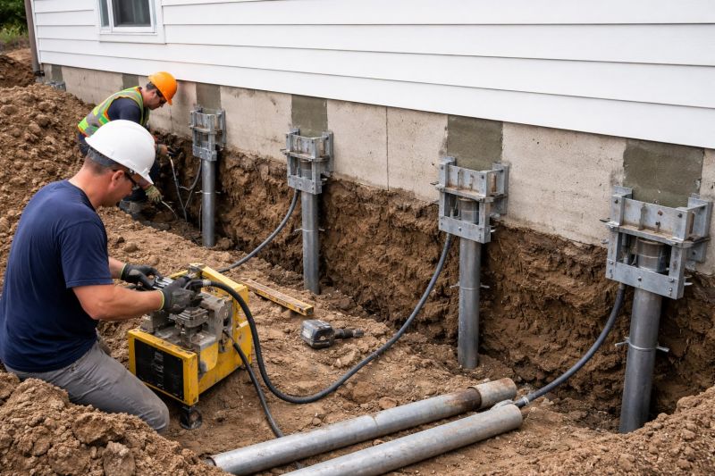 Helical Piers Installation in Tulsa County, OK
