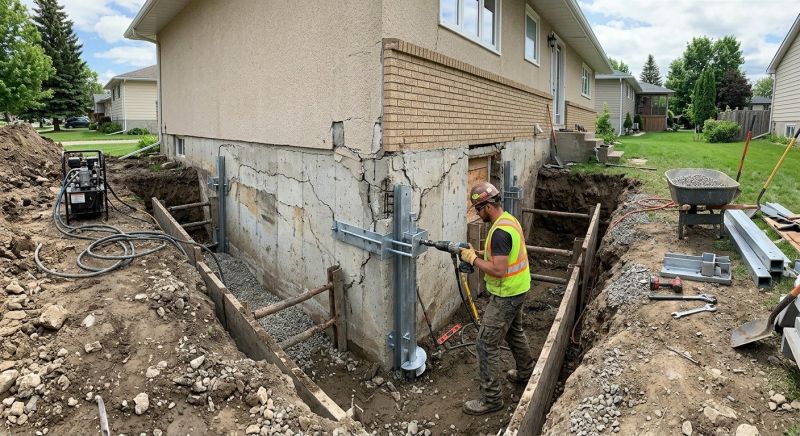 Home Foundation Repair in Mounds, OK