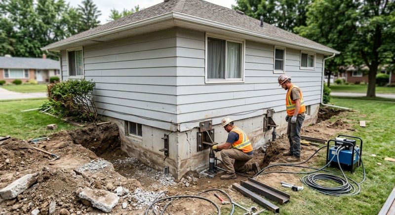 House Foundation Repair in Broken Arrow, OK
