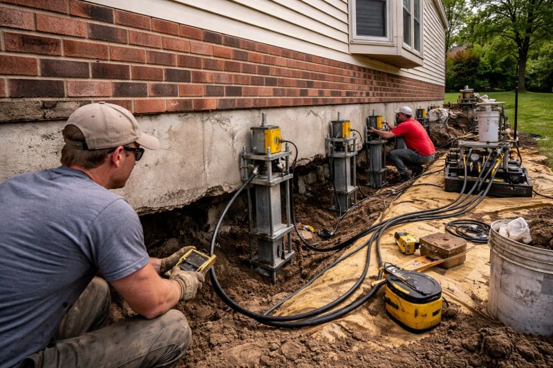 Settling Foundation Service in Sapulpa, OK