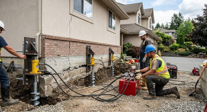 Sinking Foundation Lifting in Tulsa County, OK