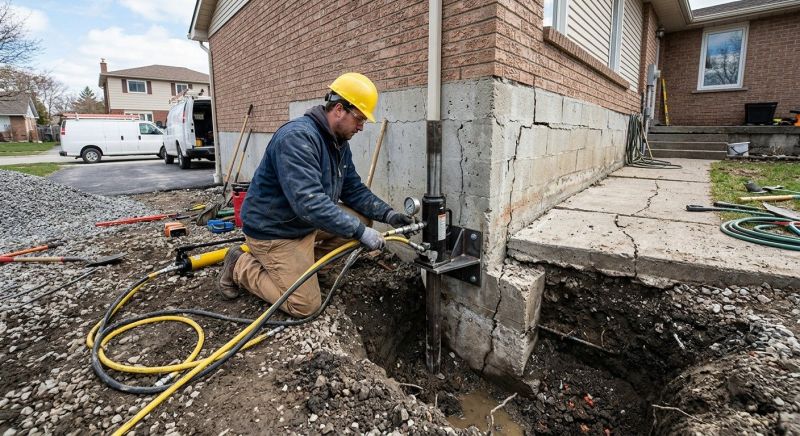 Sinking Foundation Repair in Claremore, OK