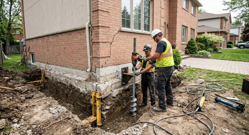 Sinking Foundation Repair in Tulsa County, OK