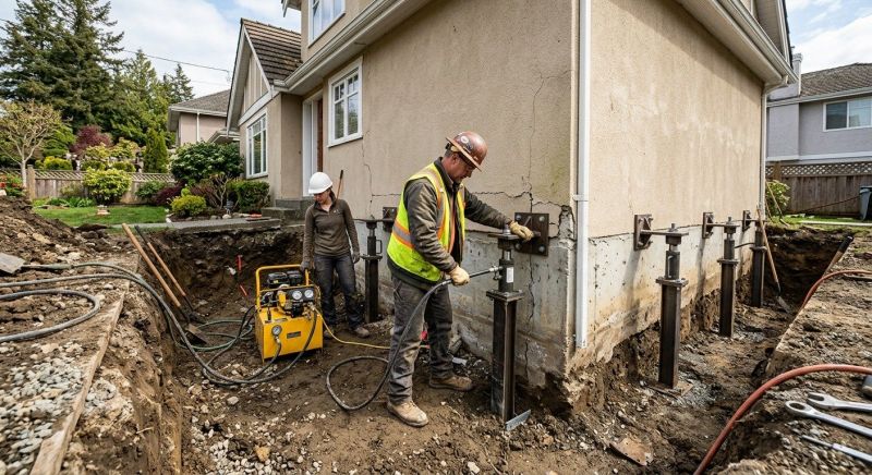 Sinking Foundation Repair in Tulsa County, OK