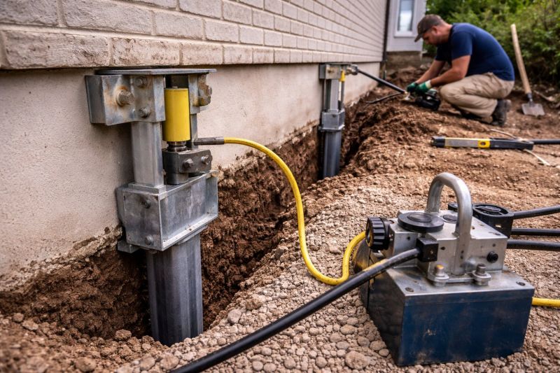 Sinking Foundation Repair in Mounds, OK