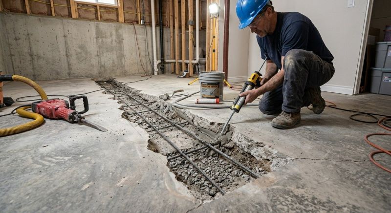 Slab Foundation Repair in Tulsa County, OK
