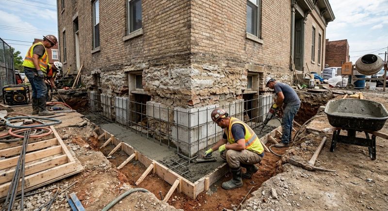 Structural Underpinning in Tulsa County, OK